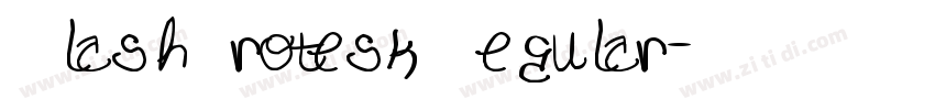 ClashGrotesk Regular字体转换